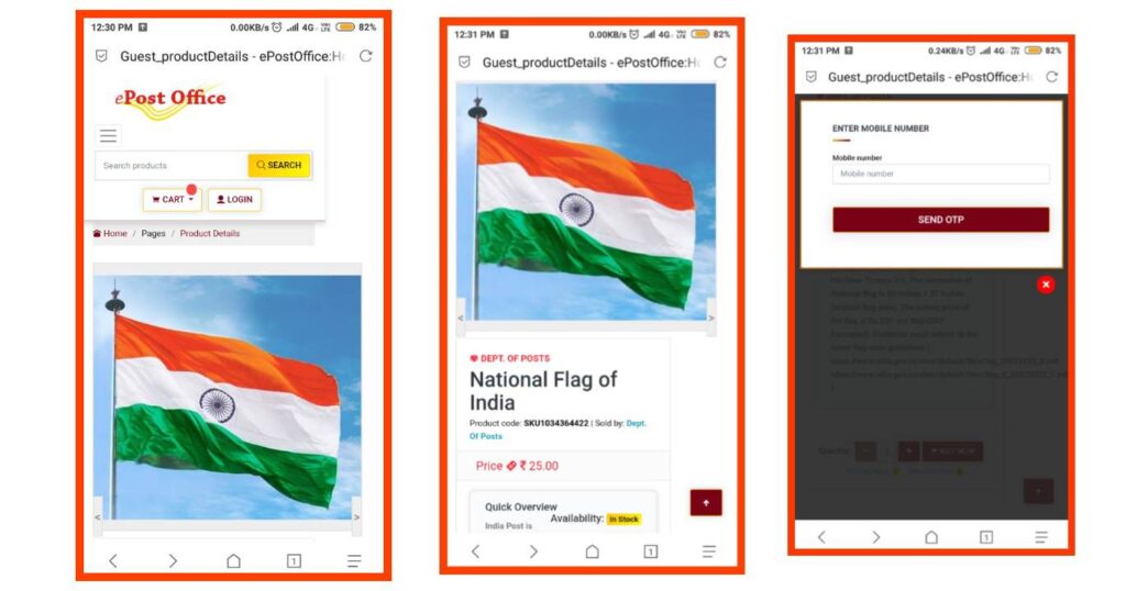 Har Ghar Tiranga Indian Post Office Offer Flag Only 25 Rupees, How to Order Indian Flag in online 25 Rupees , Free shopping Offers, Free Flag Order,