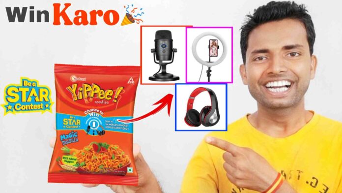 Yippee Be A Star Contest - Win Ring light, Headphone, Mic , How to Participate Yippee Be a Star New offer Contest in 2023, Yippee Worlds Longest Noodle Slurp Video New Offer Contest, Yippee New Offer Contest 2023,